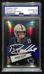 Drew Allar Penn State Signed/Auto 2022 Bowman U RC Card #52BF-25 PSA/DNA 193575