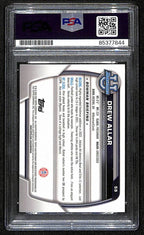 Drew Allar Penn State Signed 2022 Bowman U Chrome RC Card #59 PSA/DNA 193577