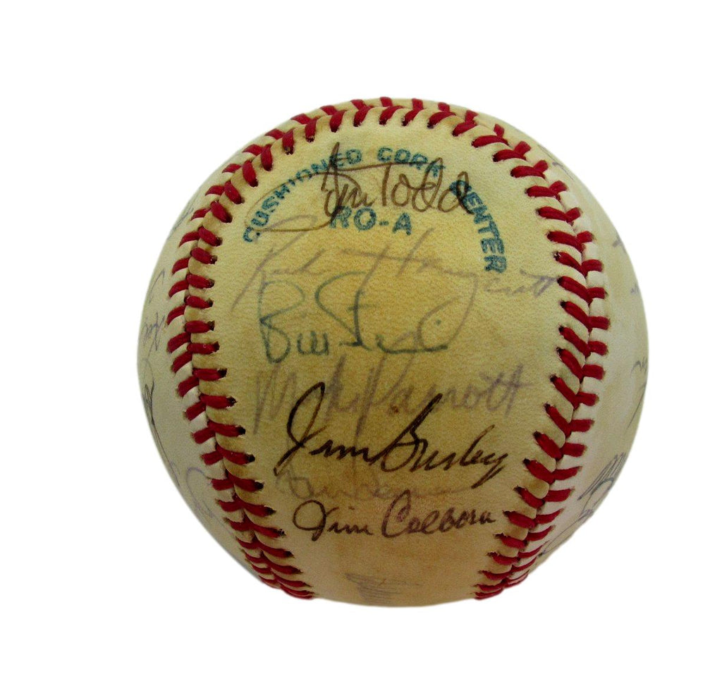 1978 Seattle Mariners Team Signed OAL Baseball (28)  Pinson Roberts 193605