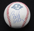 Bob Costas Signed/Auto OML Yankees 100th Anniversary Baseball JSA 186636