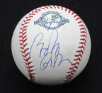 Bob Costas Signed/Auto OML Yankees 100th Anniversary Baseball JSA 186636