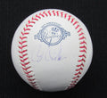 Brian Fisher Signed/Auto OML Yankees 100th Anniversary Baseball JSA 186678