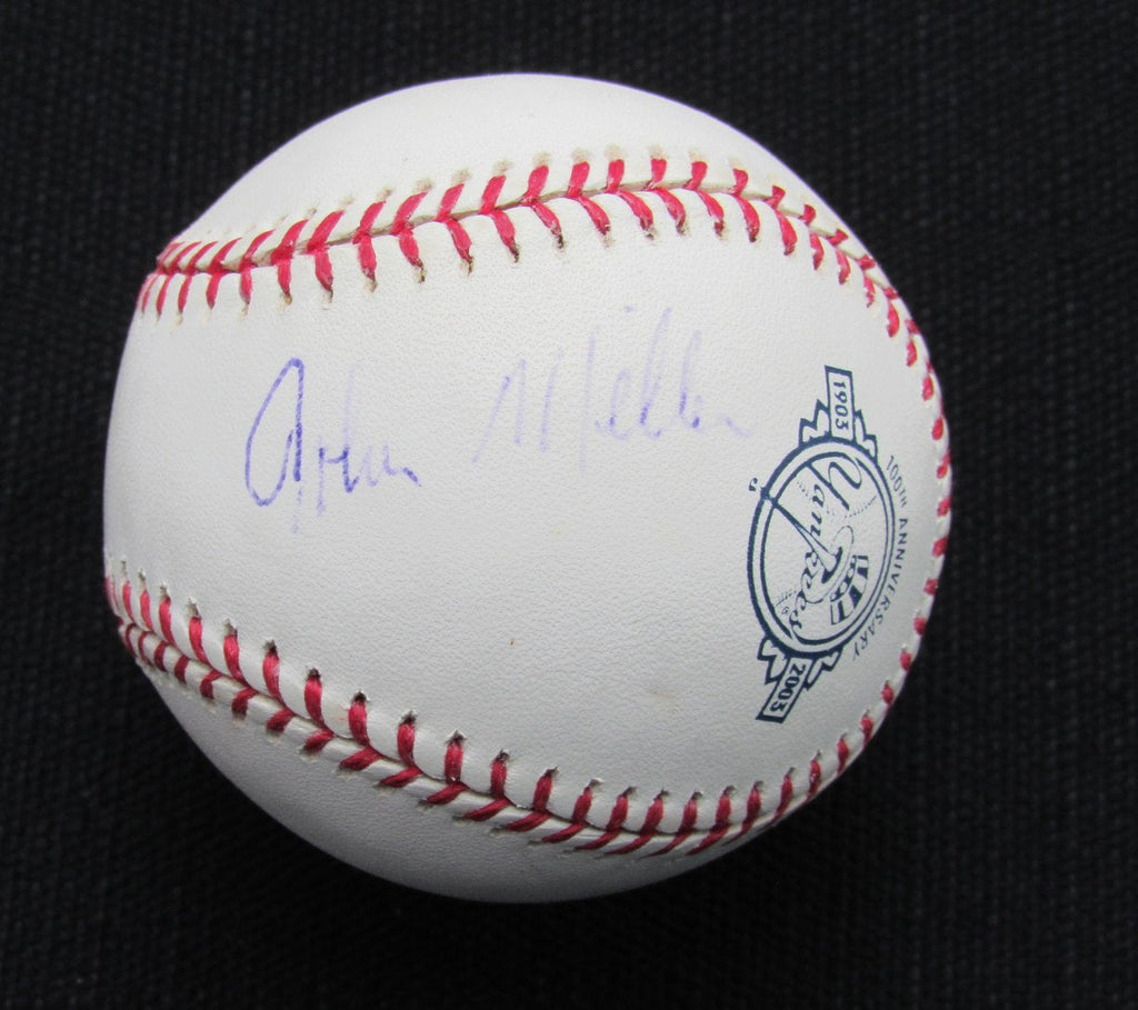 John Miller Signed/Autographed New York Yankees 100th OML Baseball JSA 186851