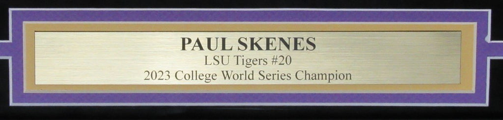 Paul Skenes Signed/Autographed 16x20 Photo Framed LSU Tigers MLB Holo 193911