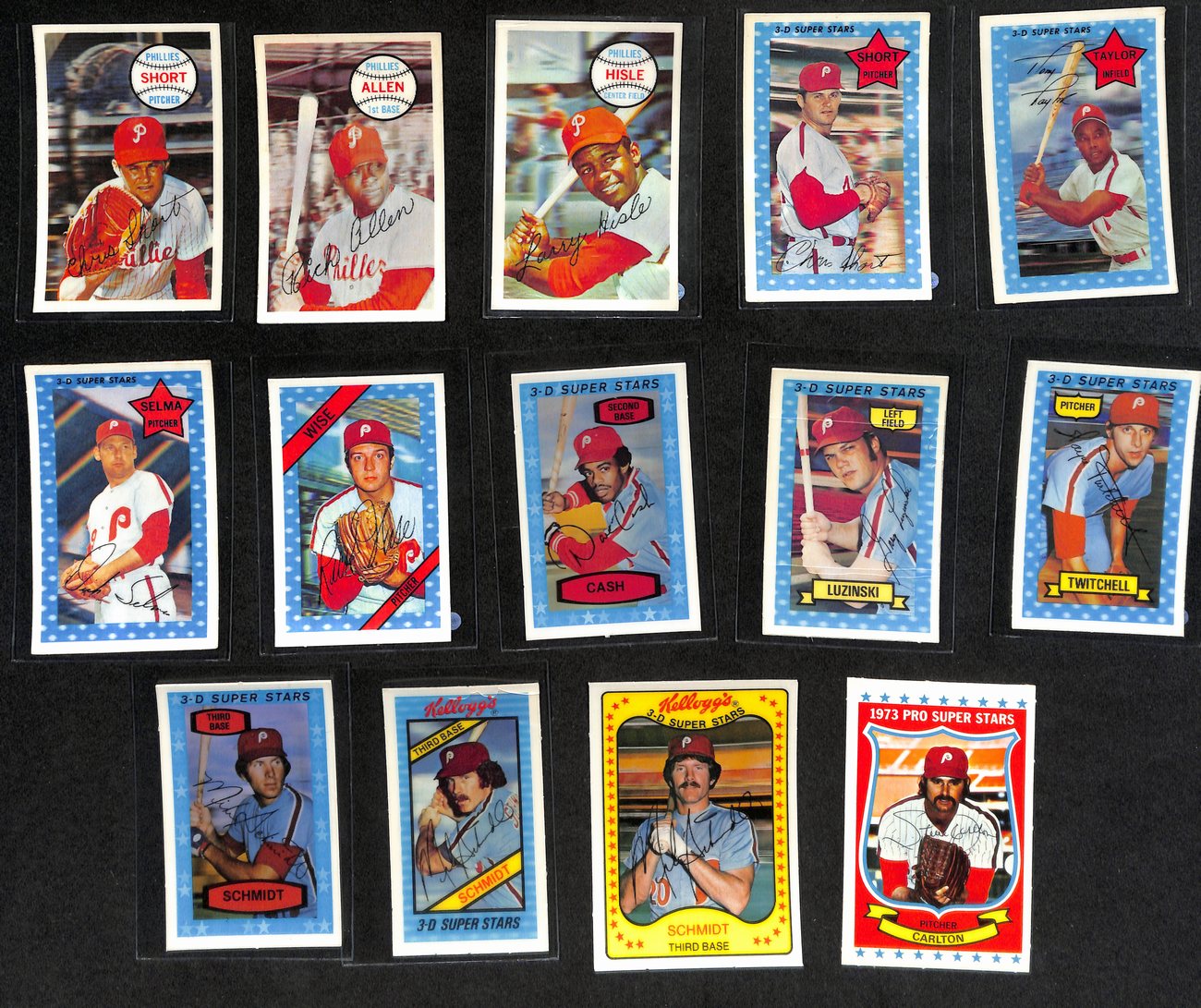 Lot of (14) Vintage 1980's Kellogg's Baseball Cards Mike Schmidt Phillies 189391