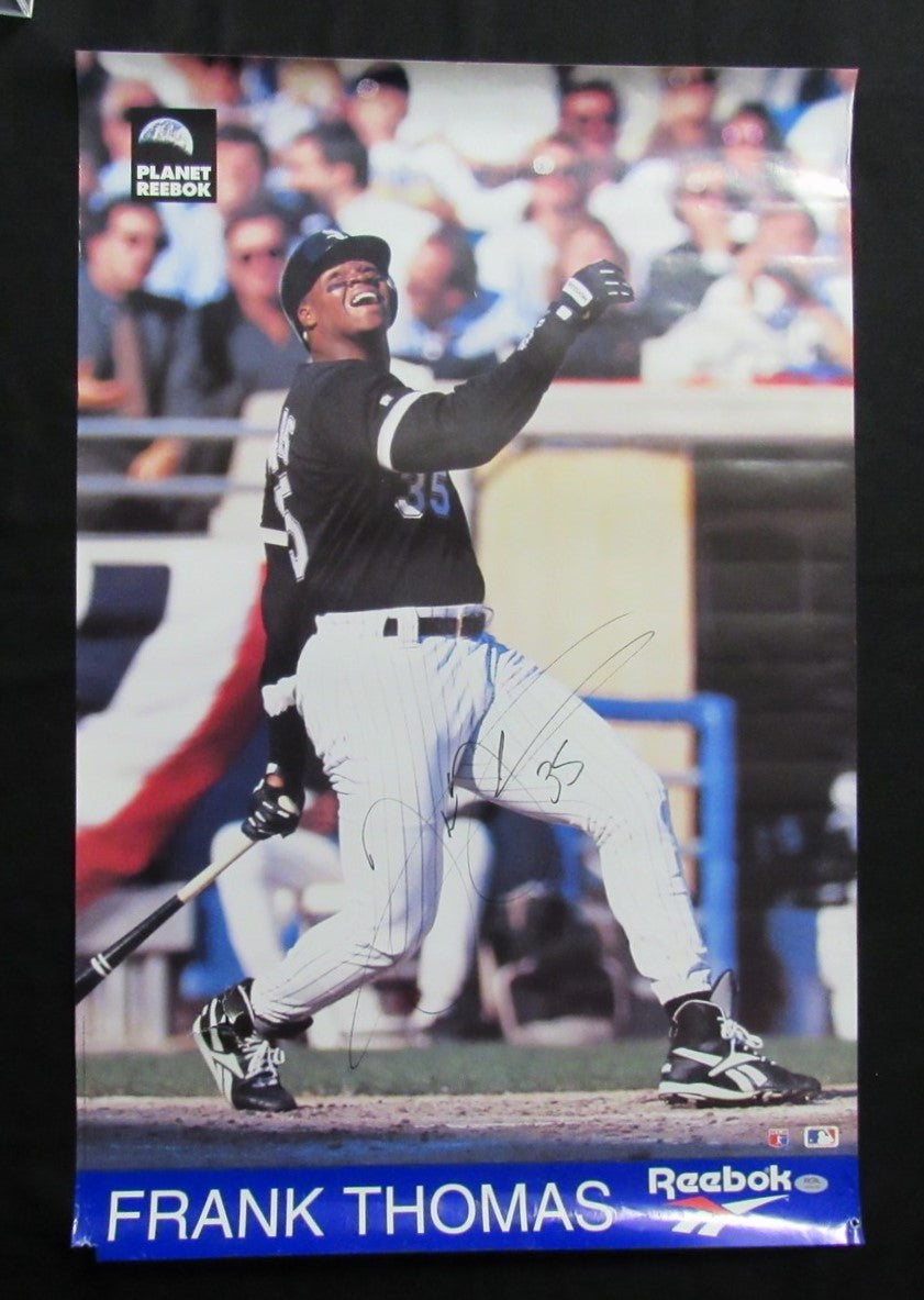 Frank Thomas Signed/Autographed 23x35 Poster Chicago White Sox PSA/DNA 193927