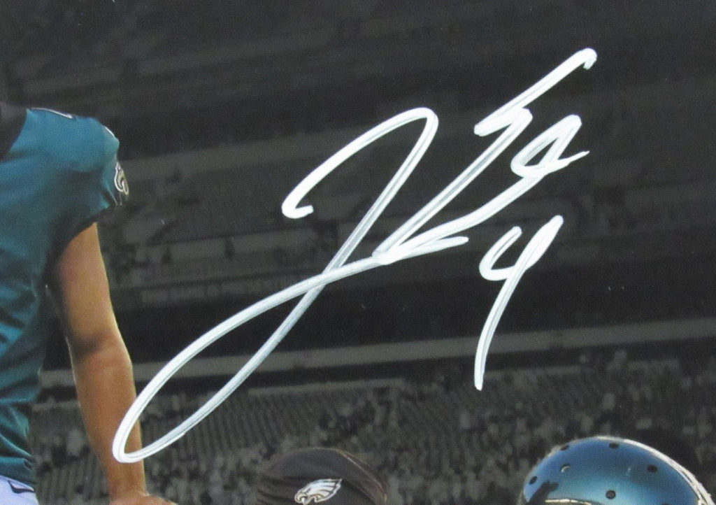 Jake Elliott Autographed 8x10 Photo Framed Philadelphia Eagles PSA/DNA 193990