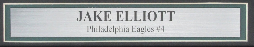 Jake Elliott Autographed 8x10 Photo Framed Philadelphia Eagles PSA/DNA 193990