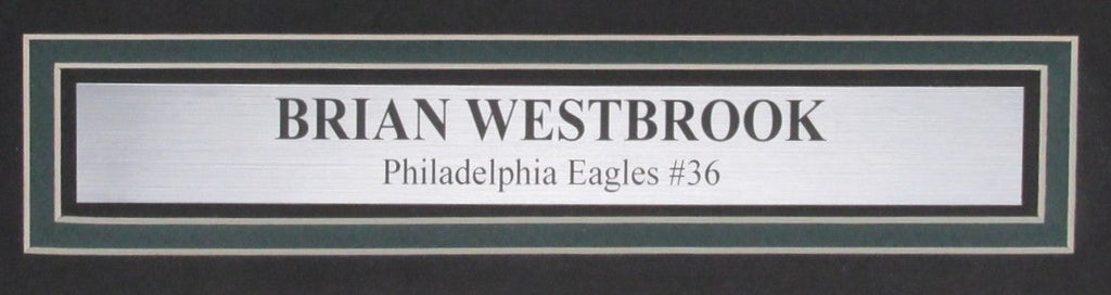 Brian Westbrook Signed/Auto 16x20 Photo Framed Philadelphia Eagles Beckett 193991