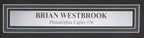 Brian Westbrook Signed/Auto 16x20 Photo Framed Philadelphia Eagles Beckett 193991