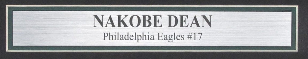 Nakobe Dean Autographed 11x14 Photo Framed Philadelphia Eagles PSA/DNA 193993