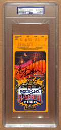 Bobby Bowden/Frank Beamer Signed/Auto 2000 Sugar Bowl Full Ticket PSA/DNA 194192