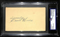 Ernie Nevers HOF Signed/Inscr Cut on 3x5 Index Card Eskimos PSA/DNA 194215