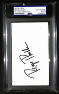 Regis Philbin Signed/Autographed 3x5 Index Card Performer PSA/DNA 194217