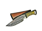 Damascus Steel Fixed Blade EDC TD-228