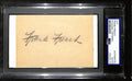 Frank Frisch HOF Signed/Auto Cut on 3x5 Index Card Cardinals PSA/DNA 194185