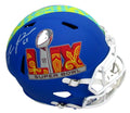 Lane Johnson Signed/Auto SB 59 Full Size Replica Helmet Eagles PSA/DNA 193550