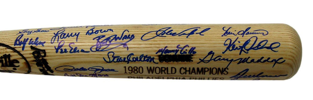 1980 Phillies Team-Signed (30) Louisville Slugger Baseball Bat PSA/DNA 193955