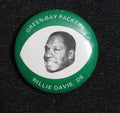 Vintage 1969 Drenks Potato Chips Willie Davis Pin Green Bay Packers 193870