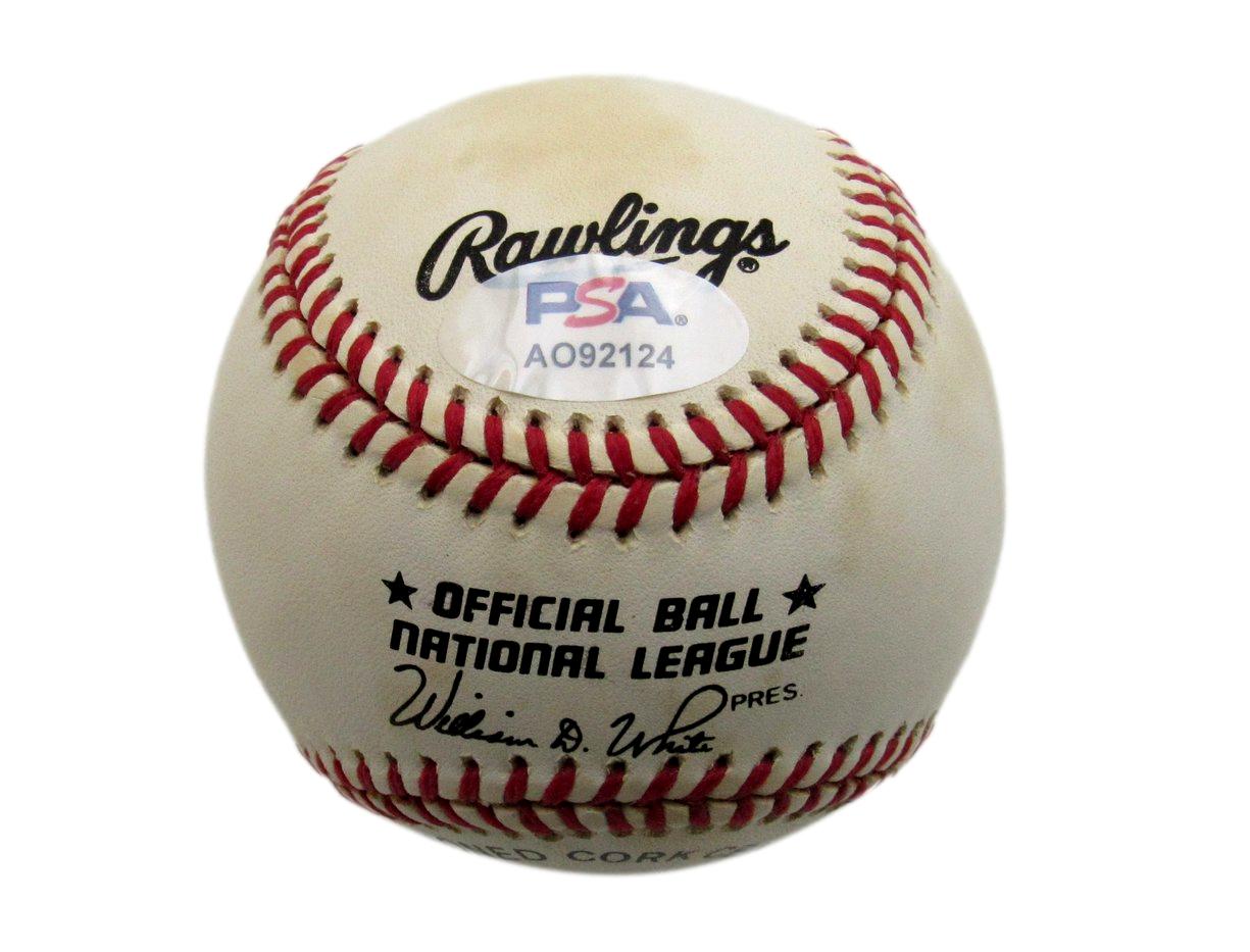Richie Ashburn HOF Signed/Auto ONL Baseball Philadelphia Phillies PSA/DNA 194370