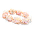 Imperial Pearl 13-15mm Baroque Cultured Pearl 8" Stretch Bracelet