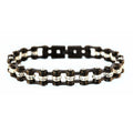 SK2020  Mini Size Gunmetal With White Crystal Centers