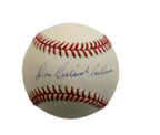 Richie Ashburn HOF Signed/Auto ONL Baseball Philadelphia Phillies PSA/DNA 194372