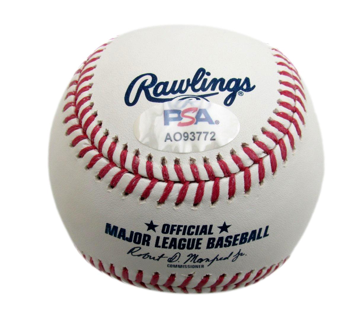 Corey Seager Signed/Autographed OML Baseball Texas Rangers PSA/DNA 194365
