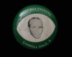 Vintage 1969 Drenks Potato Chips Carroll Dale Pin Green Bay Packers 193873