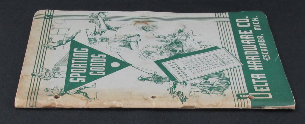 1938 Delta Hardware Company Sporting Goods Catalog w/ Color Flies 193477