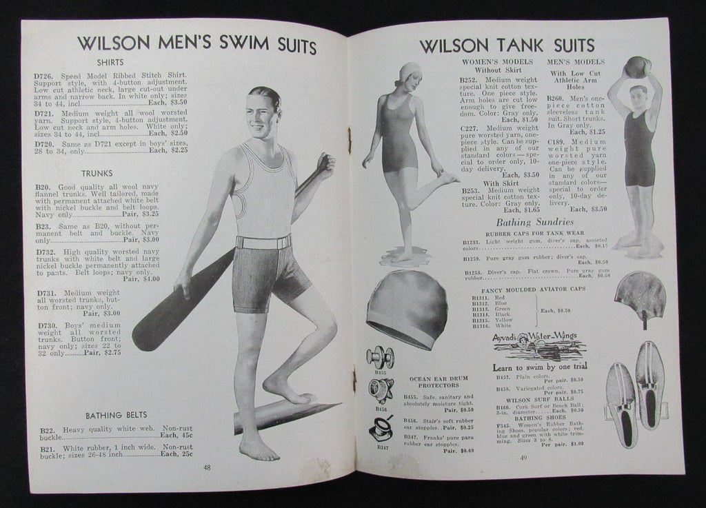 1932 Wilson Spring & Summer Athletic Equipment Catalog 193497