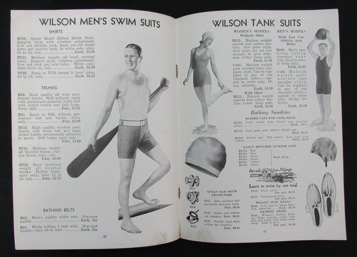 1932 Wilson Spring & Summer Athletic Equipment Catalog 193497