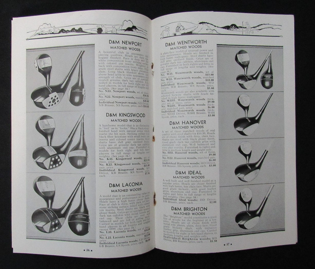1932 D&M Spring & Summer Athletic Goods Catalog w/ Original Envelope 193864