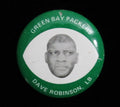 Vintage 1969 Drenks Potato Chips Dave Robinson Pin Green Bay Packers 193884