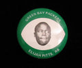 Vintage 1969 Drenks Potato Chips Elijah Pitts Pin Green Bay Packers 193885