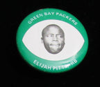 Vintage 1969 Drenks Potato Chips Elijah Pitts Pin Green Bay Packers 193887