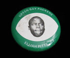 Vintage 1969 Drenks Potato Chips Elijah Pitts Pin Green Bay Packers 193889