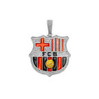 Customized Gifts Barcelona F.C. Pendant Necklace Chain for Football Fans