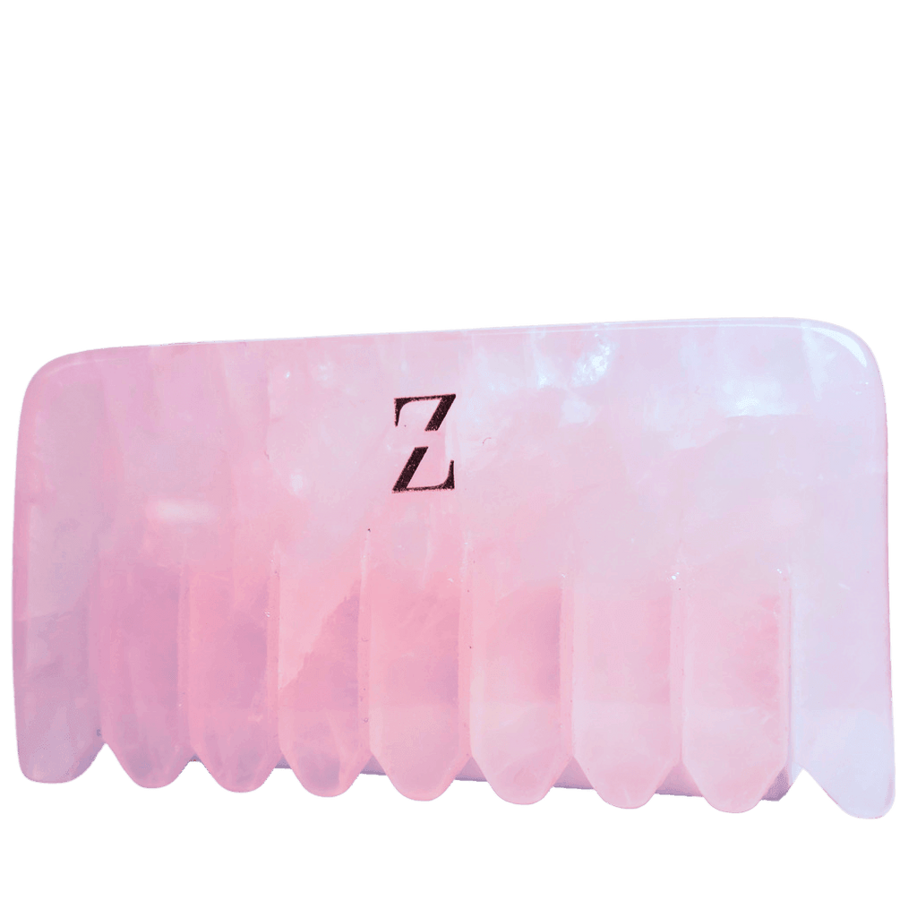 Rose Quartz Hair Comb