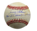 Tommy Holmes Signed/Inscribed ONL Baseball Boston Braves PSA/DNA 194406