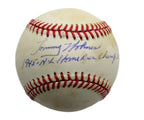 Tommy Holmes Signed/Inscribed ONL Baseball Boston Braves PSA/DNA 194406