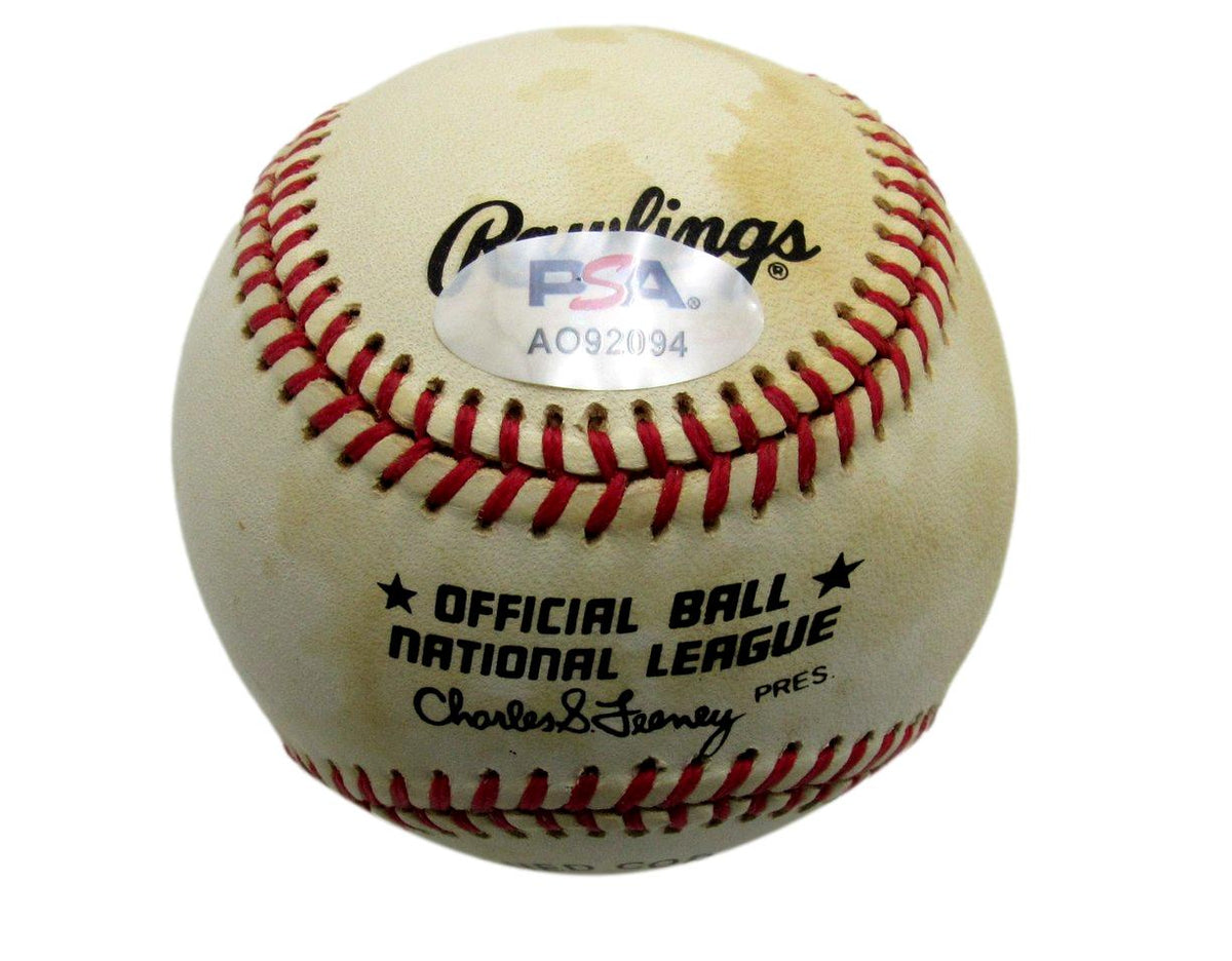 Tommy Holmes Signed/Inscribed ONL Baseball Boston Braves PSA/DNA 194406