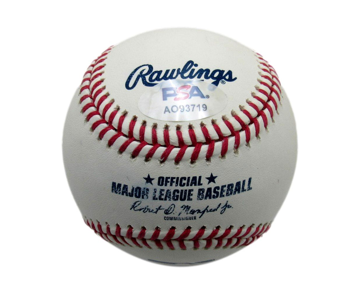 Mike Trout Signed/Autographed OML Baseball Los Angeles Angels PSA/DNA 194395