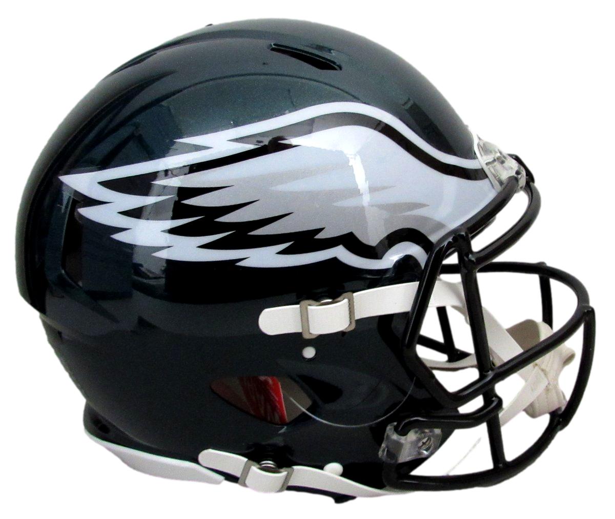 A.J. Brown Signed Full Size Authentic SB LIX Champ Helmet Eagles Beckett 195536