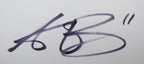A.J. Brown Signed/Auto Super Bowl LIX Logo Football Eagles Beckett 195539