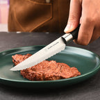 8 Piece Micro Serrated Kitchen Steak Knife Set