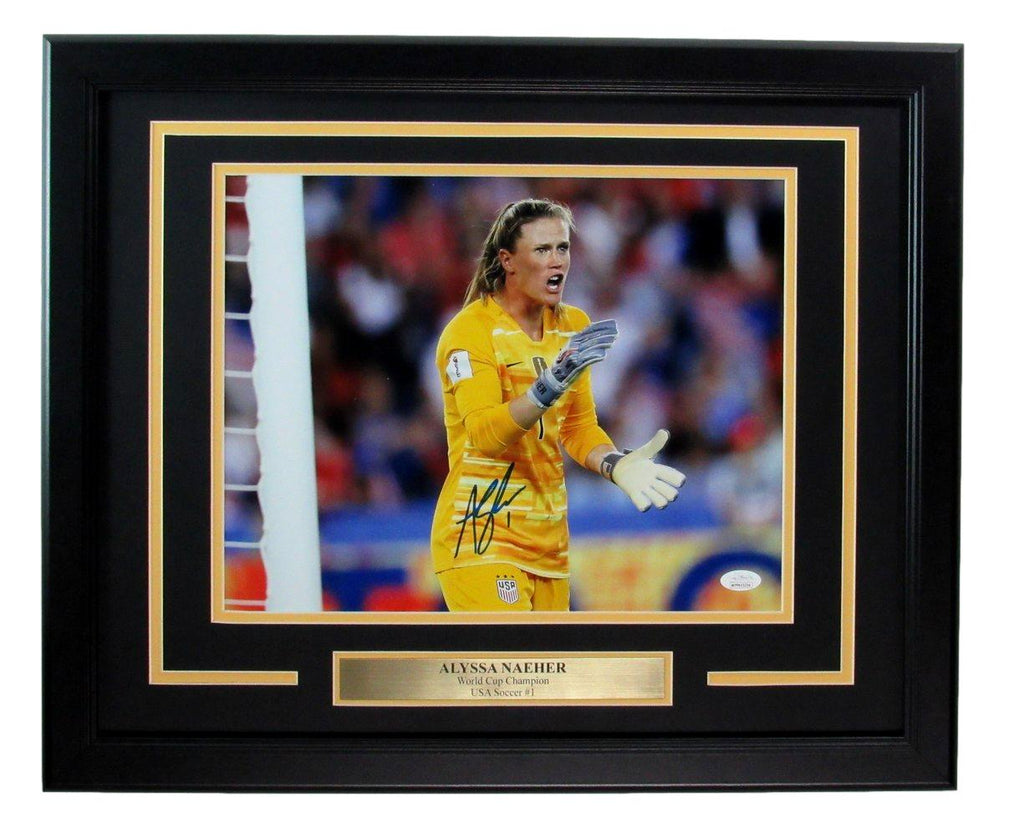 Alyssa Naeher USA Women's Soccer Signed/Auto 11x14 Photo Framed JSA 195524