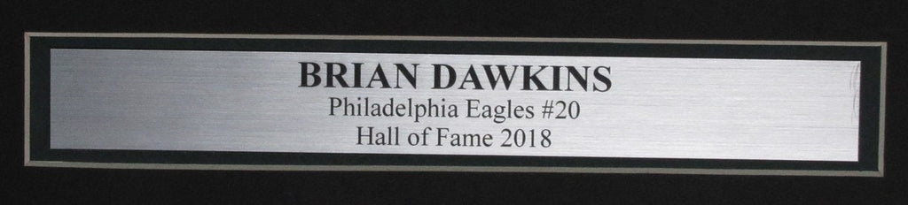 Brian Dawkins HOF Signed 16x20 Photo Philadelphia Eagles Framed PSA/DNA 195525