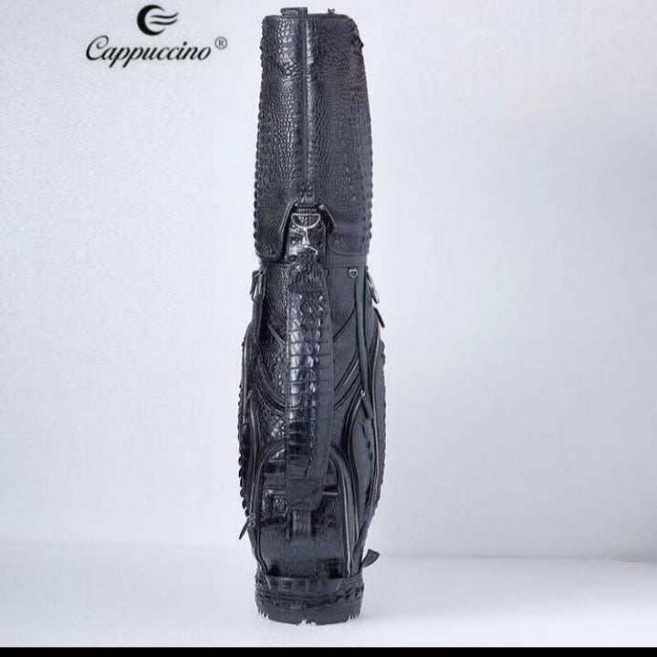 Luxury Crocodile Skin Leather Golf Bag Men's