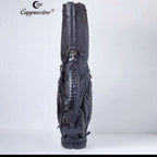 Luxury Crocodile Skin Leather Golf Bag Men's
